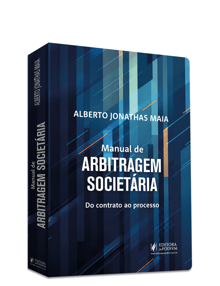 Capa oficial do Manual de Arbitragem Societária, Editora JusPodivm